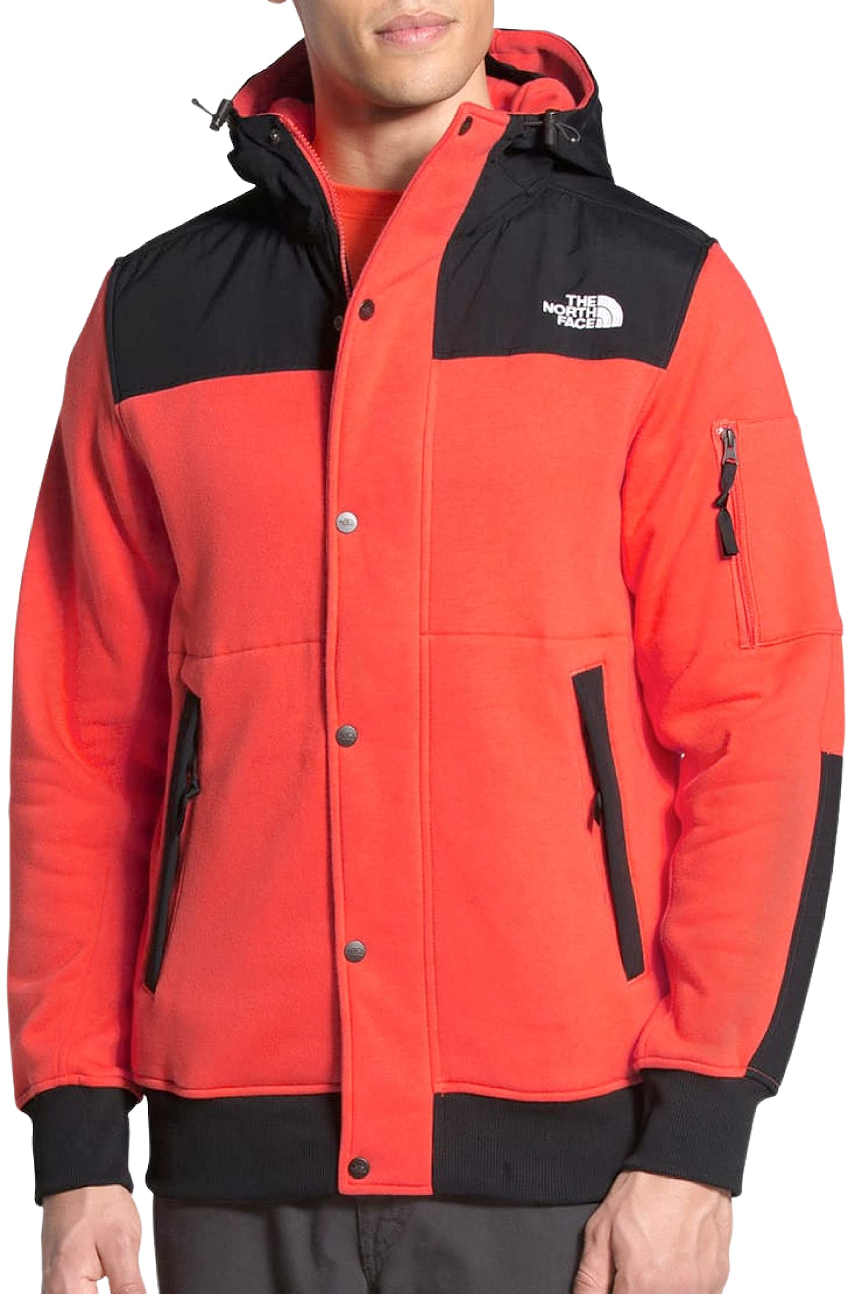 The North Face Men's Highrail Fleece Lined Full Zip Hooded Jacket - Warm Winter Outdoor Jacket for Hiking, Camping & Casual Wear