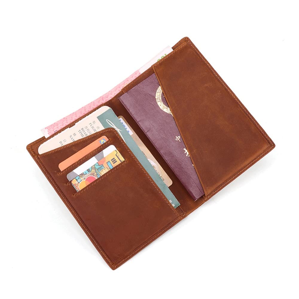 MMLLZEL Anti-Theft RFID Blocking Passport Holder - Slim Travel Document Organizer Wallet for Business Trips & Vacations (10x14x1cm) - Perfect for Airports, Hotels & Commuting