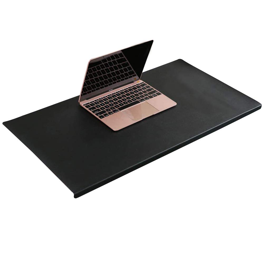 Premium Leather Writing Pad - Angled Desk Pad with L-Shaped Front Profile, Extra Large Mouse Pad & Table Protector, Waterproof Office Desk Mat, Non-Slip Work Surface for Writing & Computer Use - Perfect for Home Office, Study & Professional Workspaces