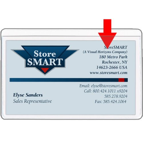 StoreSMART Magnetic Business Card Holder - 2
