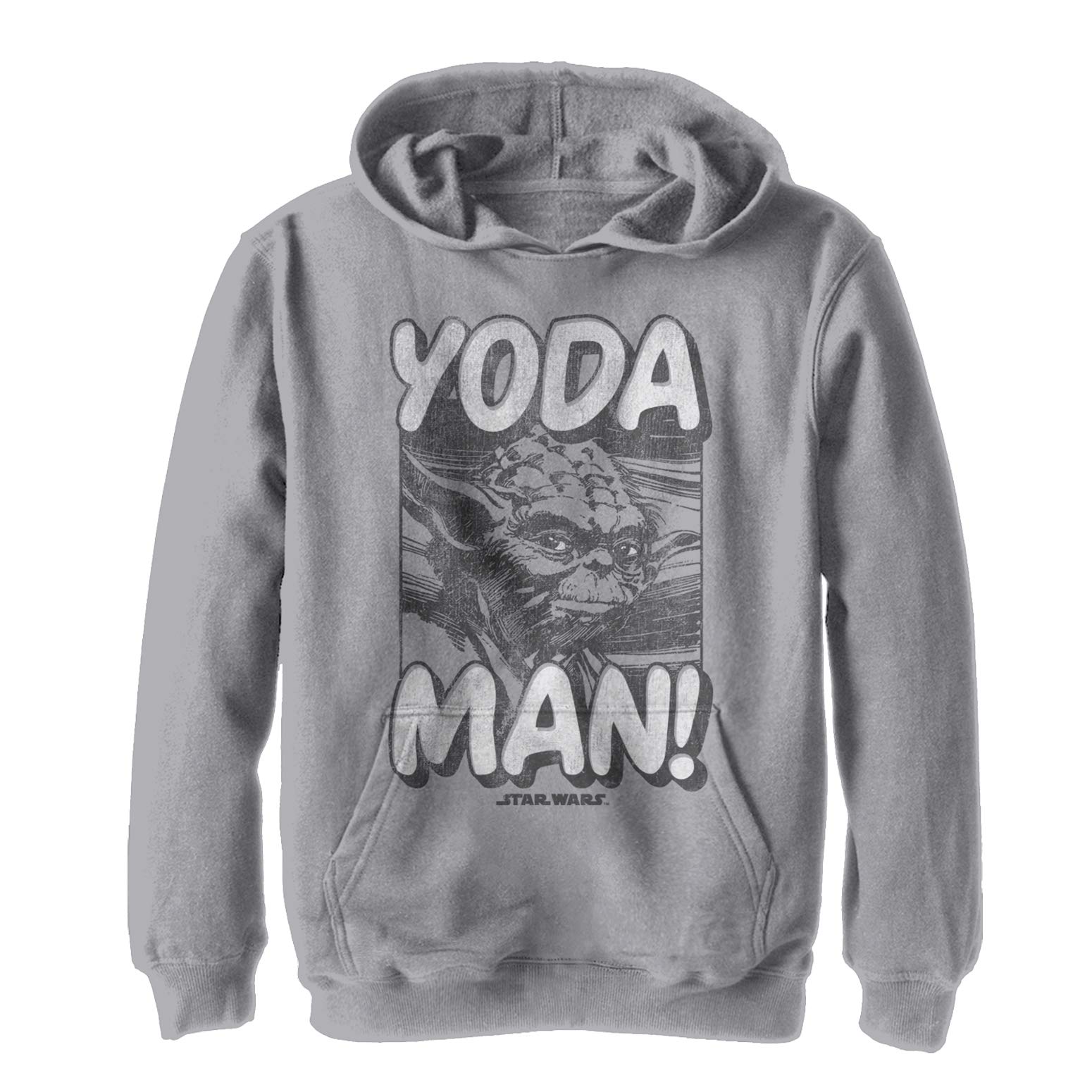 Star Wars Yoda Hoodie for Boys - Soft & Comfortable Pullover with Yoda Print - Perfect for Cosplay, Halloween & Everyday Wear