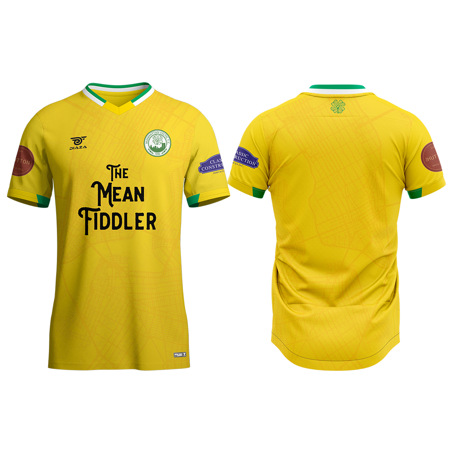 Manhattan Celtic FC Pro Away Jersey - Authentic Soccer Jersey for Fans & Players - Perfect for Matches, Training & Fan Support