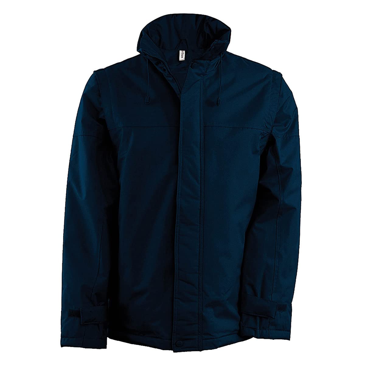 Men's Convertible Zip-Off Sleeve Jacket - Lightweight Waterproof Outdoor Windbreaker for Hiking, Camping & Travel