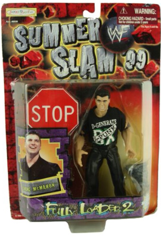 1999 WWF Jakks Pacific Fully Loaded Series 2 Shane McMahon Action Figure - Rare Collectible Wrestling Toy for WWF Fans & Nostalgic Collectors - Perfect for Display, Play, and Wrestling Memorabilia Collections