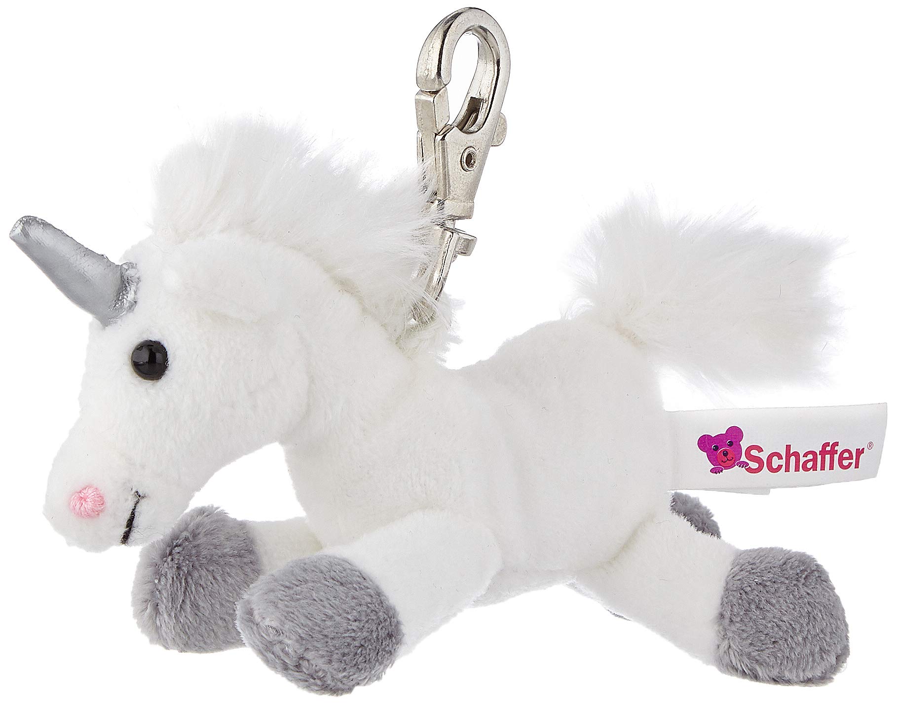 Rudolph Schaffer Unicorn Keychain Plush Toy - Cute Soft Stuffed Animal for Kids, Gifts, and Bag Accessories | Perfect for Birthdays, Christmas, and Everyday Carry