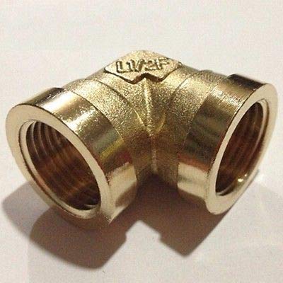 90 Degree Brass Elbow Pipe Fitting - 1/2