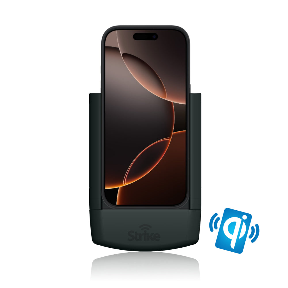 iPhone 16 Pro Wireless Charging Car Mount Holder - Fast Qi Charger for Apple iPhone 16 Pro Case - Perfect for Driving, Commuting & Road Trips