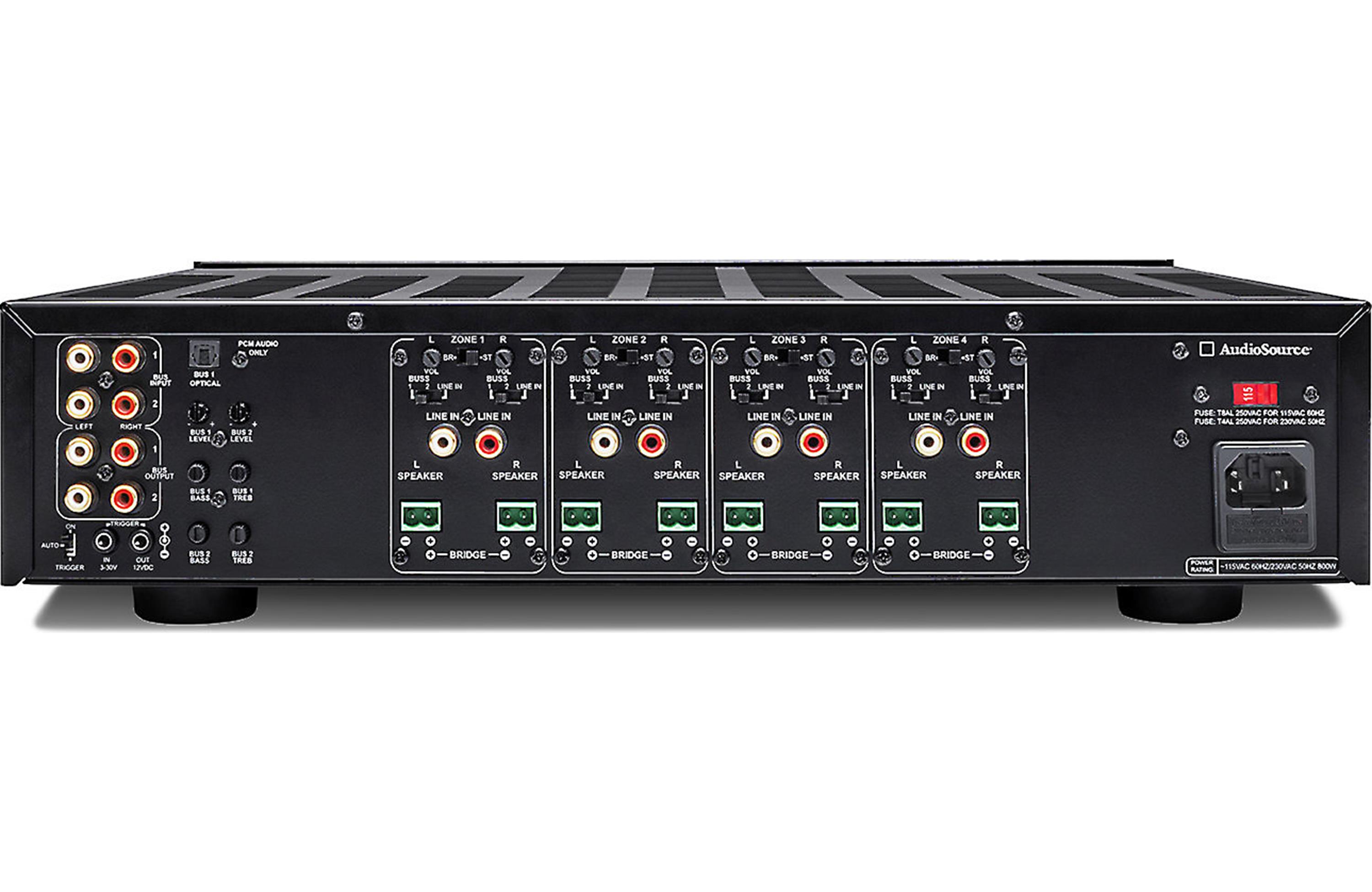 AUDIOSOURCE AD5012 50x12 Digital CI Amplifier - Professional Multi-Zone Audio System for Home Theater, Church & Commercial Use