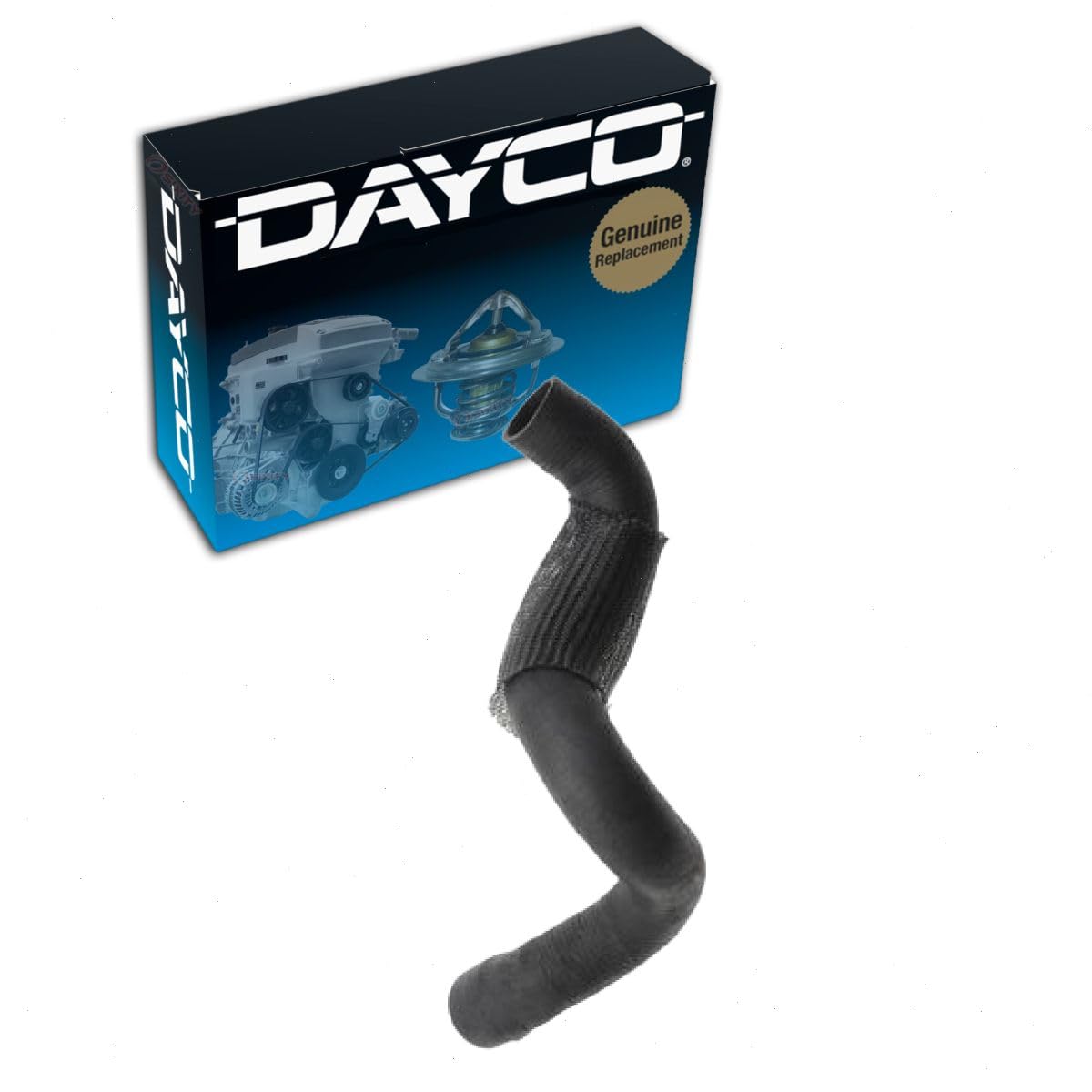 Dayco 71215 Curved Radiator Hose - High Performance Cooling System Replacement Part for Cars, Trucks & SUVs | Perfect for Engine Overheating Prevention & Cooling System Maintenance