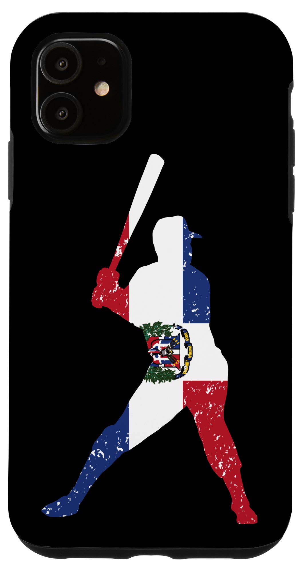 iPhone 11 Pro Max Case - Dominican Republic Baseball & Flag Design - Slim Protective Cover for Baseball Fans - Perfect for Games, Travel & Daily Use
