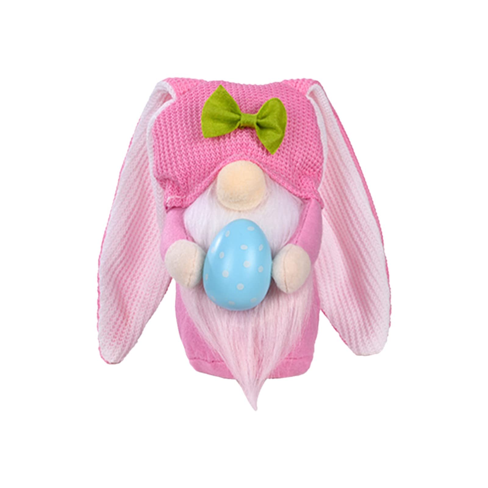 Easter Bunny Ornament Set - Faceless Doll with Long Ears, Country Style Home Decor for Easter Eggs, Christmas Tree & Holiday Decorations | Perfect for Farmhouse, Rustic & Seasonal Celebrations