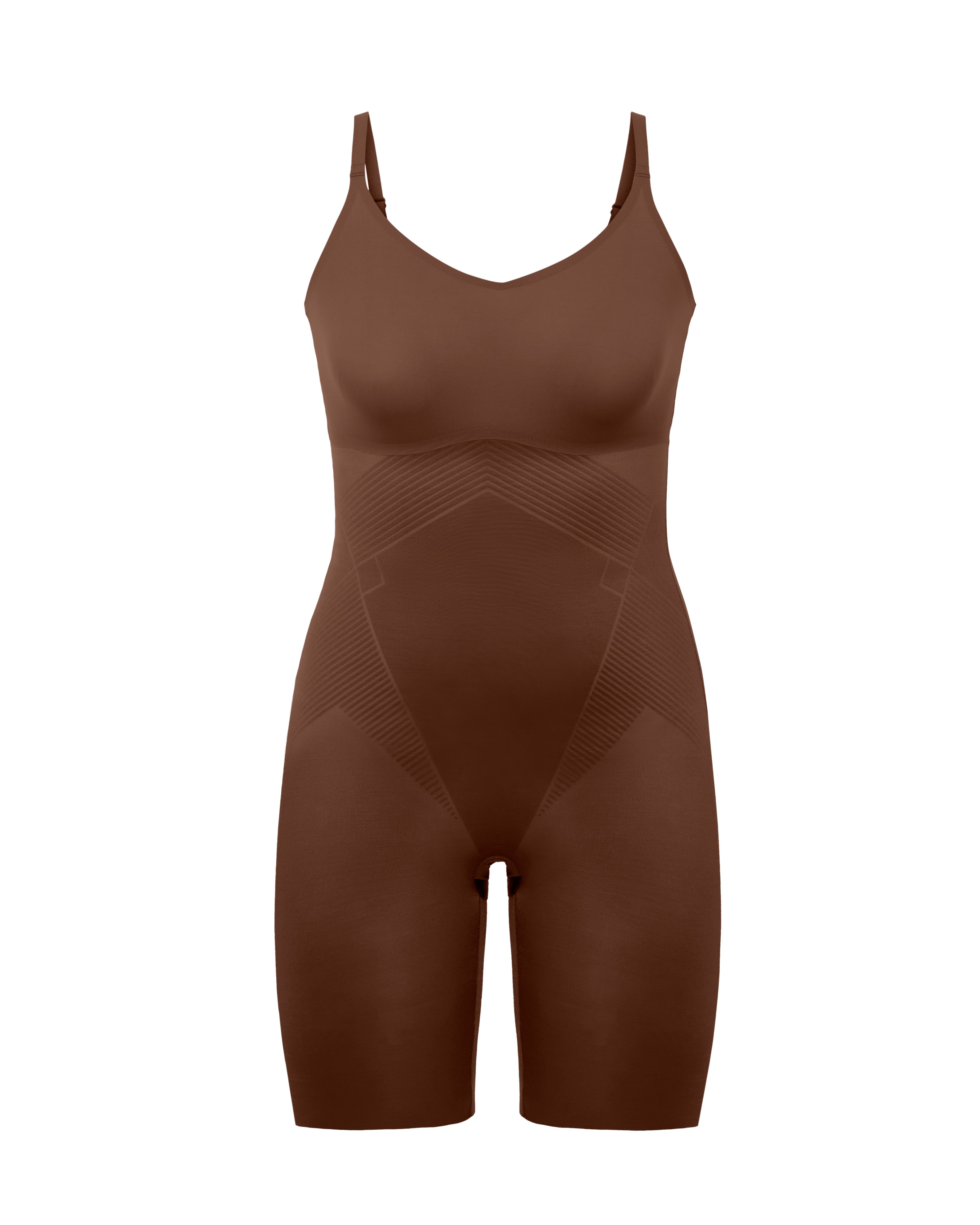 SPANX Shapewear Invisible Mid Thigh Bodysuit for Women - Seamless Slimming Shapewear for Everyday Wear & Special Occasions