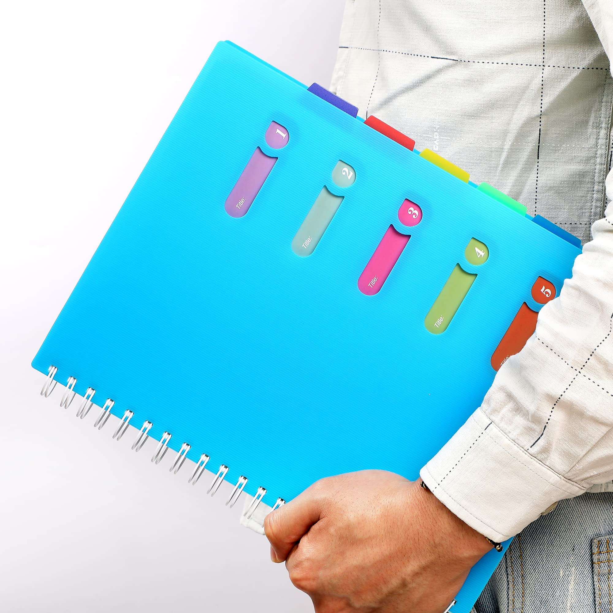 5 Subject Spiral Notebook 8.5