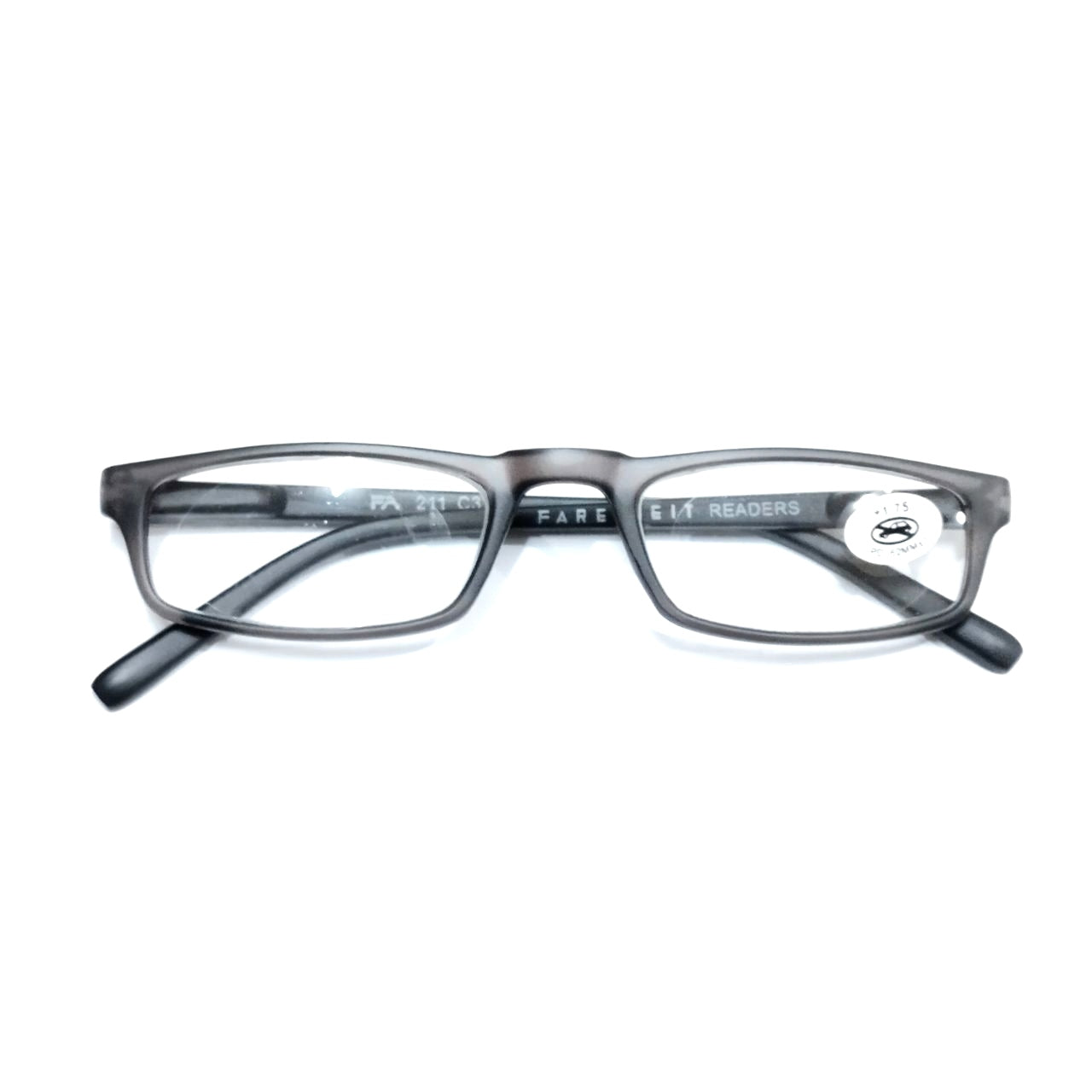 Lightweight TR90 Grey Computer Reading Glasses for Men & Women - Spring Hinge Design (211g) - Perfect for Office Work, Screen Time & Reading