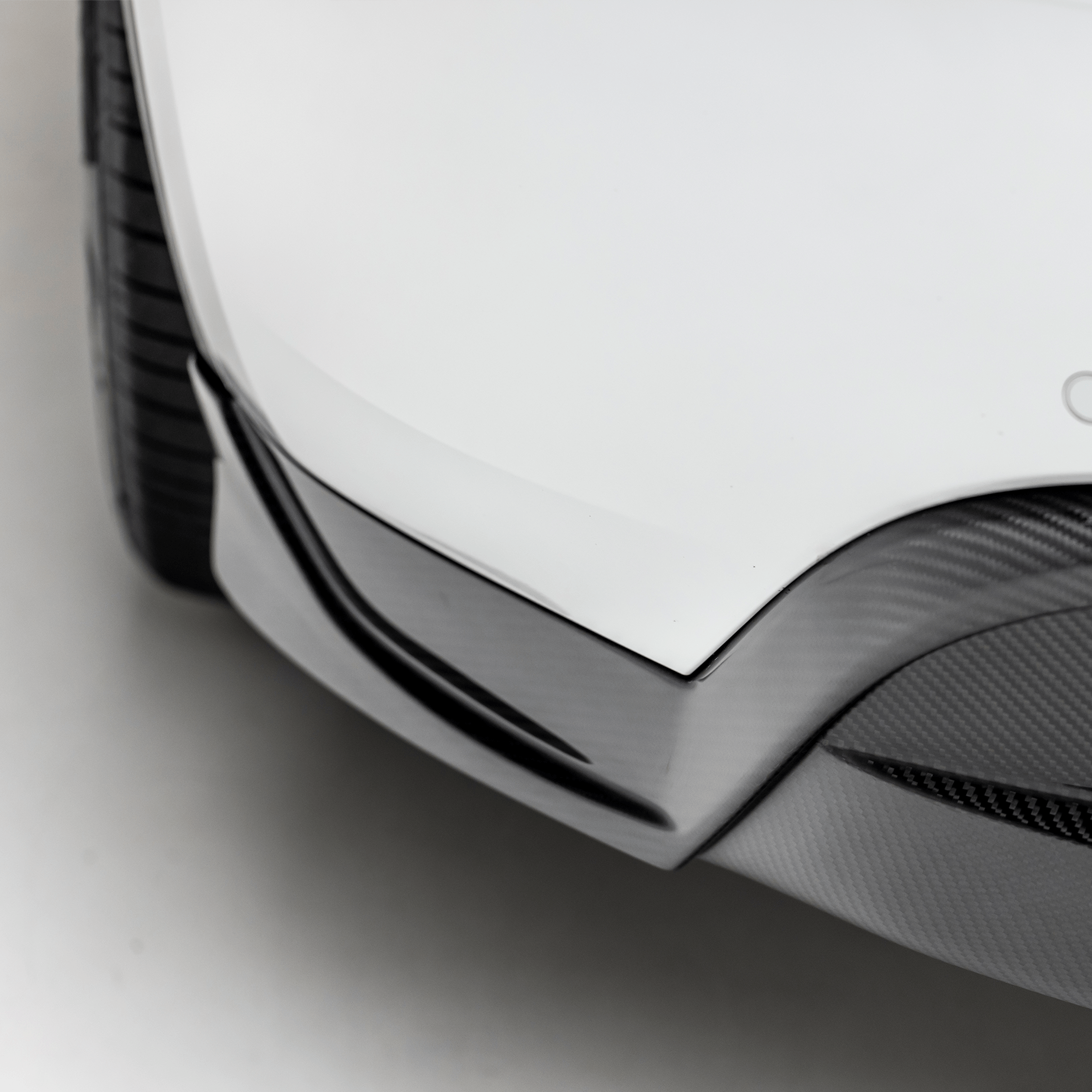 Tesla Model Y Aero Rear Diffuser - Carbon Fiber Spoiler for Improved Aerodynamics & Style | Perfect for Performance Upgrades & Car Enthusiasts