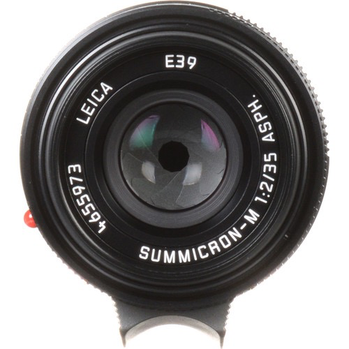 Leica Summicron M 35mm f/2 ASPH Black Lens for Professional Photography - Perfect for Street, Portrait & Travel Photography