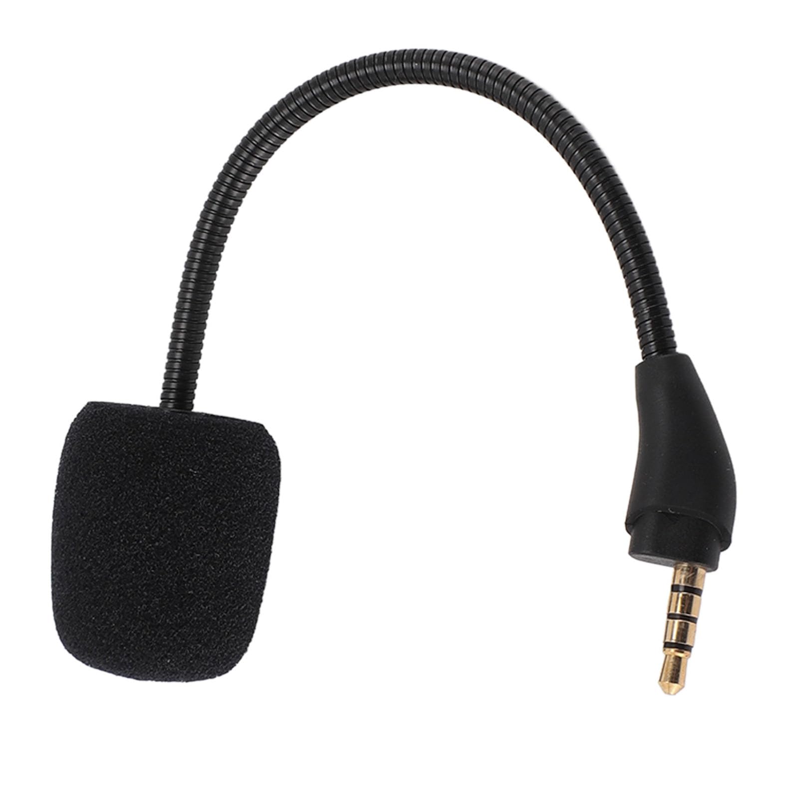CICIGLOW 360° Rotatable Gaming Headset Microphone - 4 Pin Noise Cancelling Mic for Cloud III - Easy Installation for PC, PS4, PS5, Xbox - Perfect for Streaming, Esports & Online Gaming