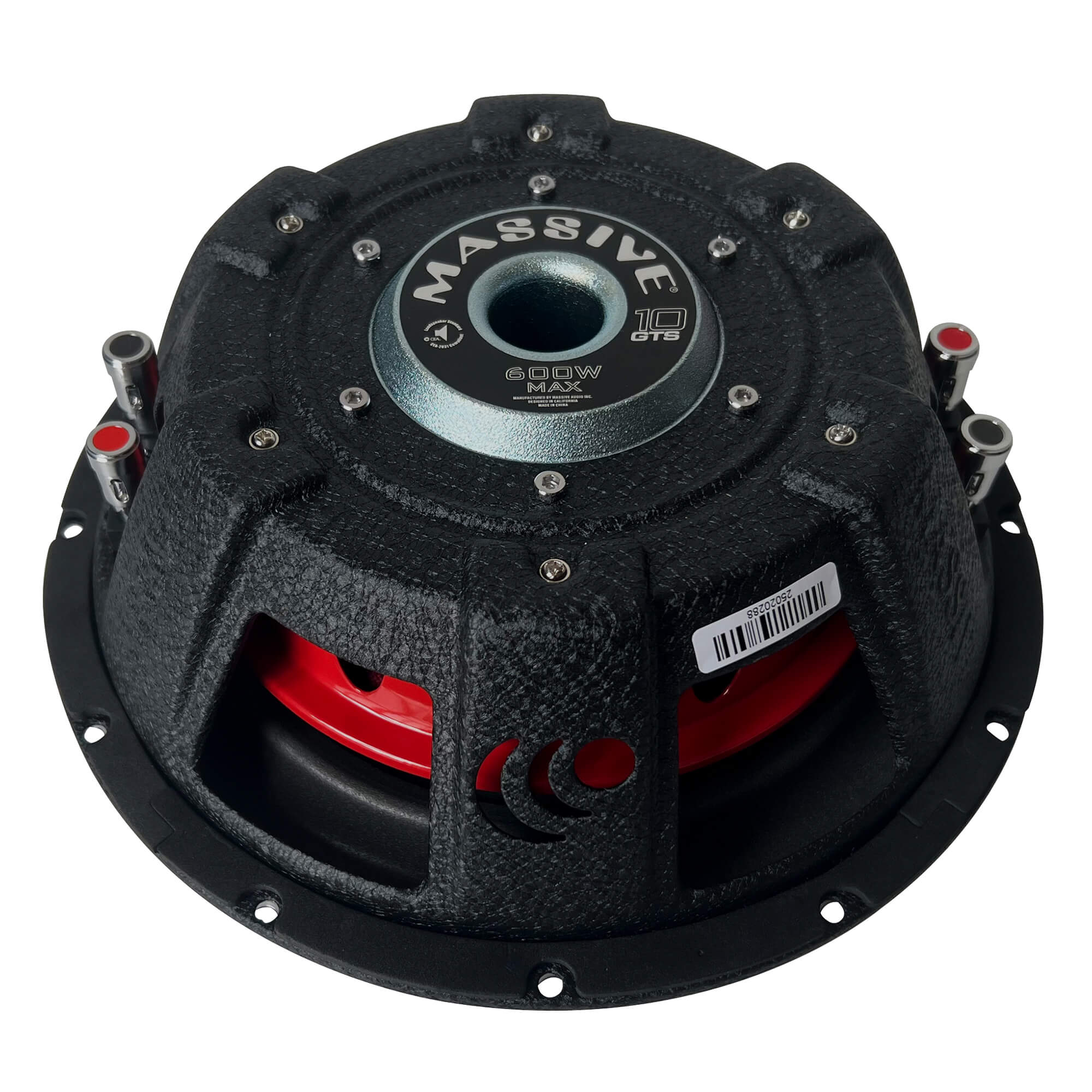 GTS10 10-Inch 300 Watts RMS Dual 4 Ohm Car Subwoofer - Powerful Bass for Car Audio & Home Theater Systems