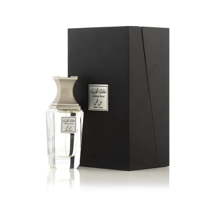 Arabian Oud JABAL AL-COTTON Unisex Eau de Parfum 100ml - Citrus, Jasmine, Musk & Tonka Bean Fragrance | Long-Lasting Arabian Blend Perfume for Men & Women | Perfect for Date Night, Office Wear & Special Occasions