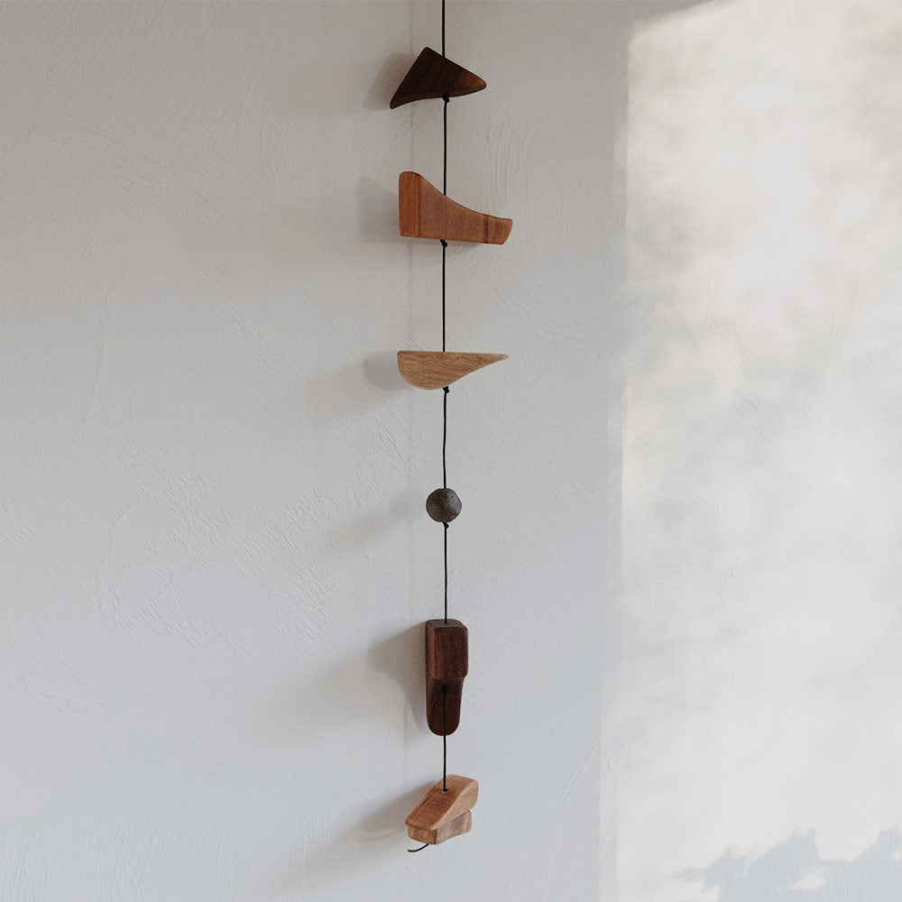 Unique Handcrafted Wooden Wall Art Stack No. 0966 - Rustic Home Decor for Living Room, Bedroom & Office