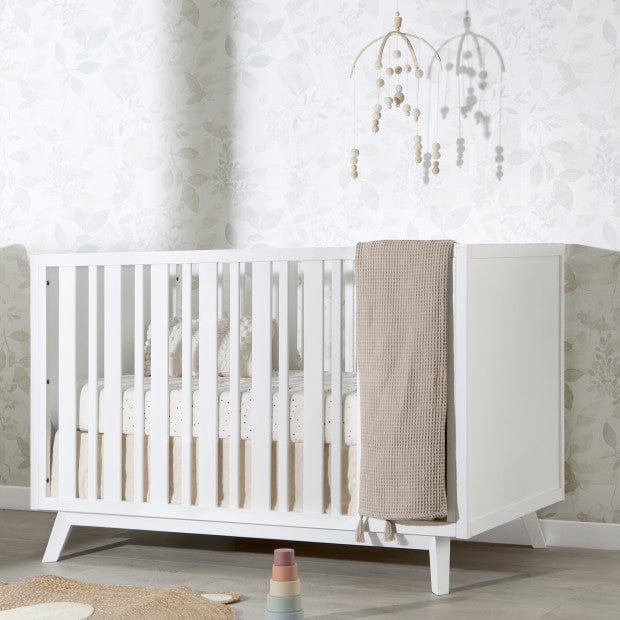 Second Story Home Prague Crib - Modern Baby Crib for Nursery | Safe & Stylish Infant Bed for Newborns | Perfect for Small Spaces & Cozy Bedrooms