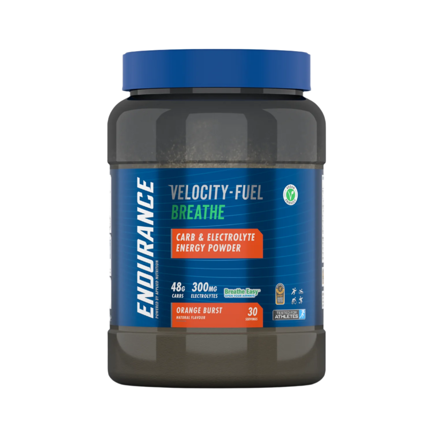 Applied Nutrition Endurance Carb & Electrolyte Energy Powder - 1.5kg Orange Burst Flavor | Workout Supplement for Athletes | Pre & Post Workout Recovery Drink | Ideal for Running, Cycling & Gym Training
