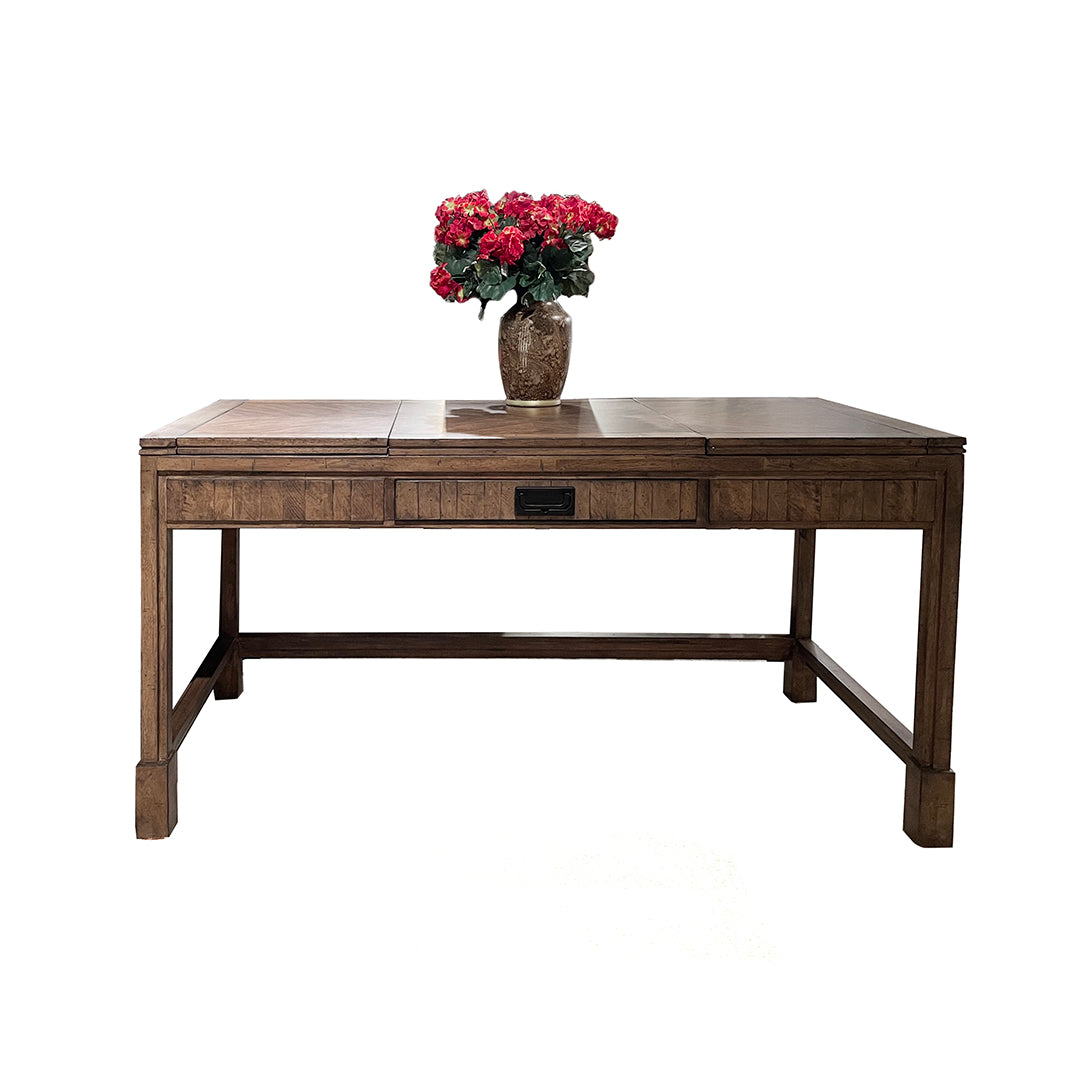 Millers Creek Modern Writing Desk - Home Office Computer Desk with Storage Shelf | Perfect for Small Spaces, Study Rooms & Remote Work
