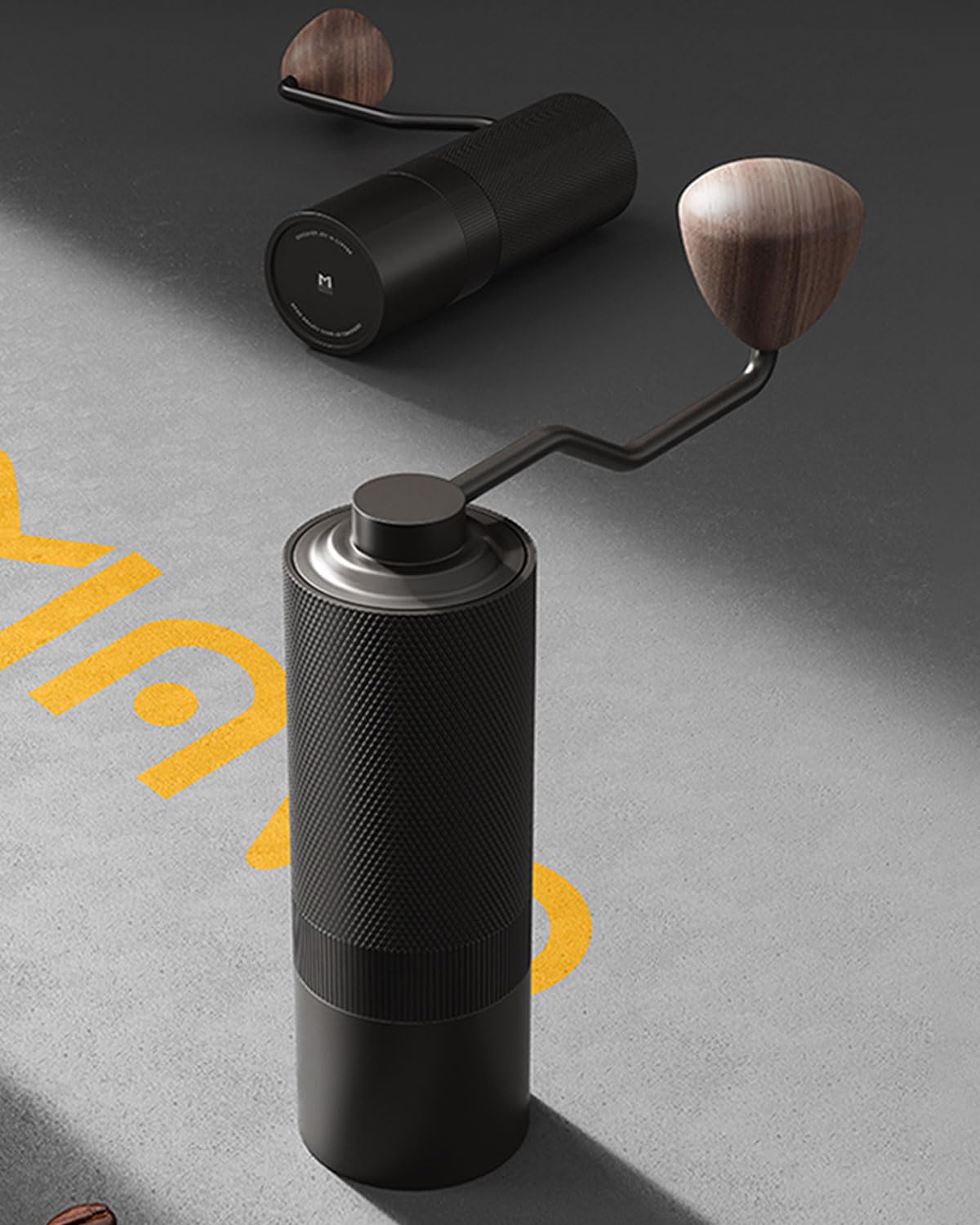 Premium Wizard 2 Manual Coffee Grinder - Stainless Steel Conical Burr, Adjustable Settings, Double Bearing for Fast & Even Grinding - Perfect for Espresso, French Press, Travel & Camping (20g Capacity)