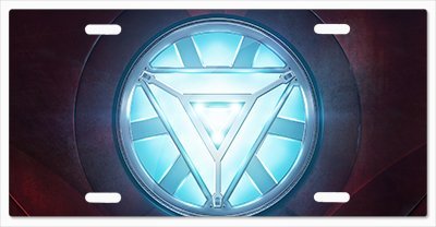 Iron Man Vanity License Plate - Custom Car Decoration for Marvel Fans | Perfect for Cars, Motorcycles, and Room Decor