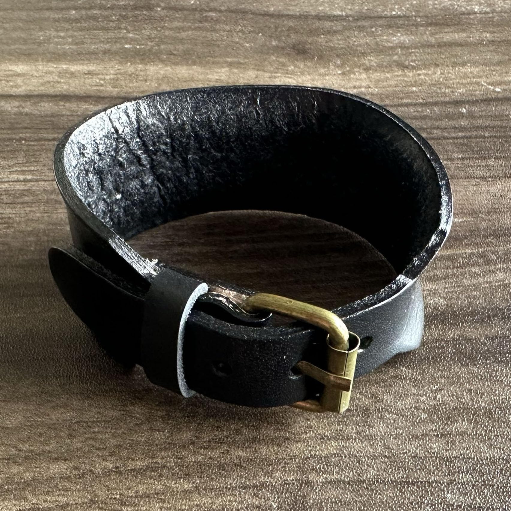 Punk Rock Adjustable Belt Buckle Bracelet - Faux Leather Arm Band Cuff Bracelet for Men & Women - Gothic Fashion Accessory for Concerts, Parties & Everyday Wear