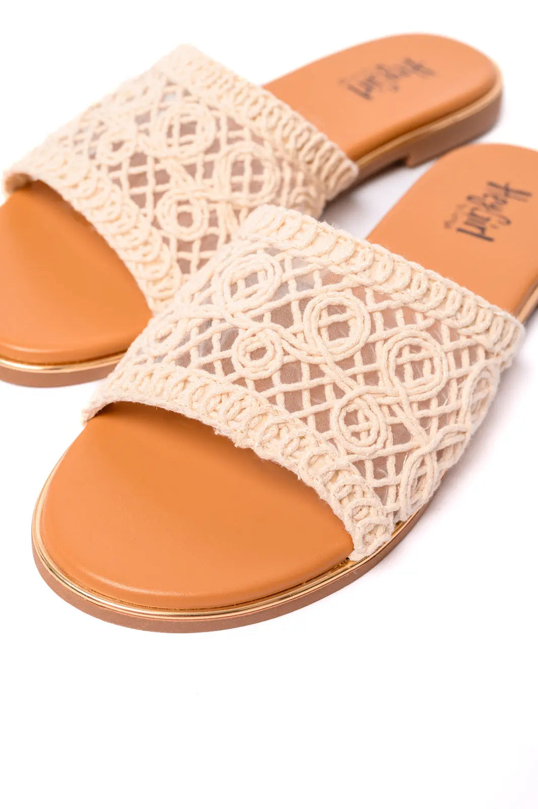 Hey Beach Sandals in Natural - Comfortable Women's Flip Flops for Summer, Vacation, and Outdoor Activities