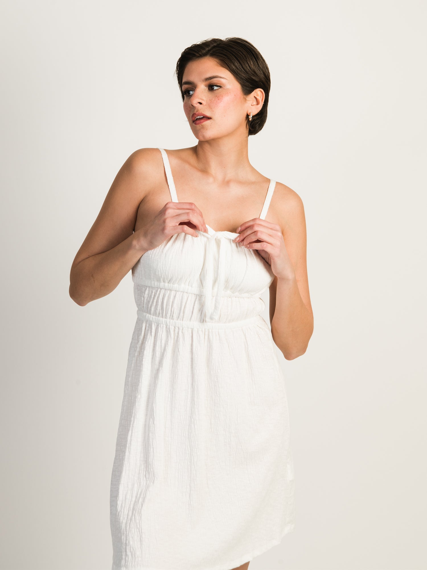 BILLABONG LYNN KNIT MINI DRESS - Women's Casual Short Sleeve Summer Beach Dress for Vacation, Party & Everyday Wear