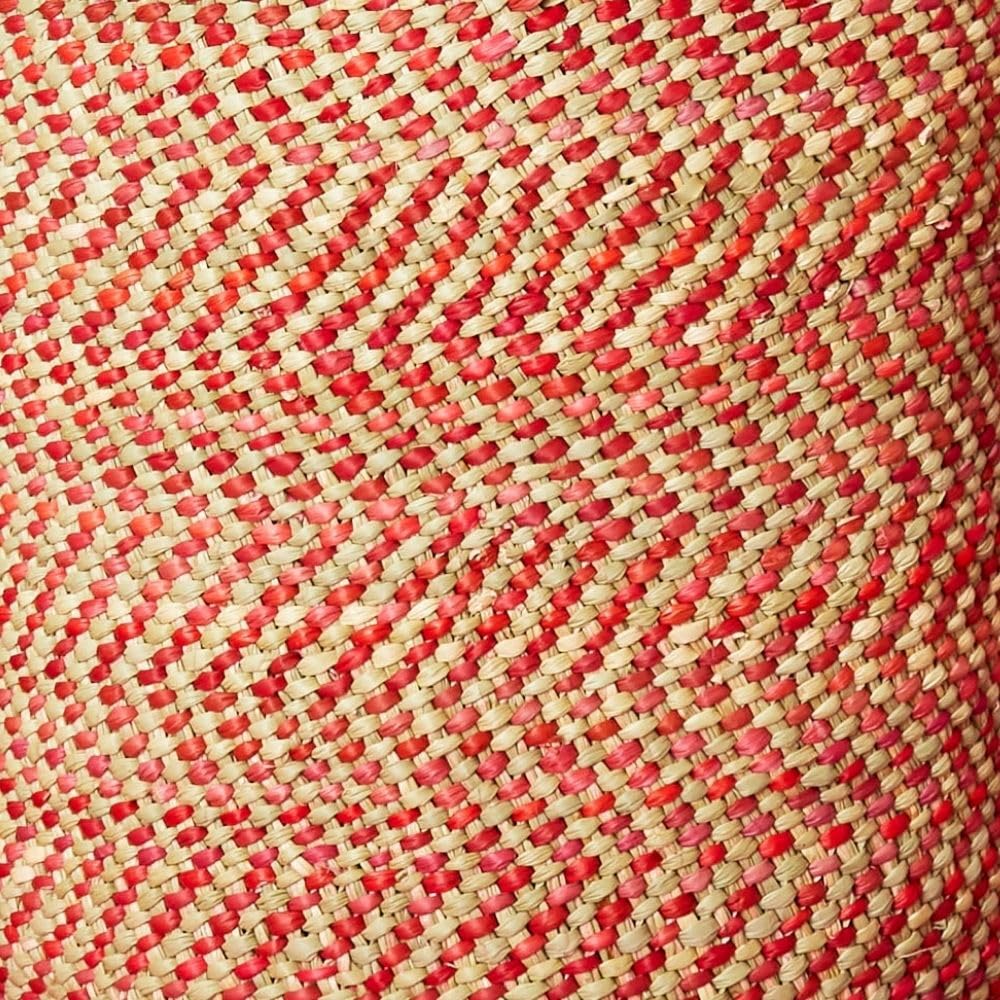 Large Red Iringa Woven Basket - Indoor Planter & Toy Storage Organizer for Home Decor, Nursery, and Playroom Organization