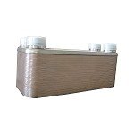 70 Plate Stainless Steel Water to Water Heat Exchanger - 5