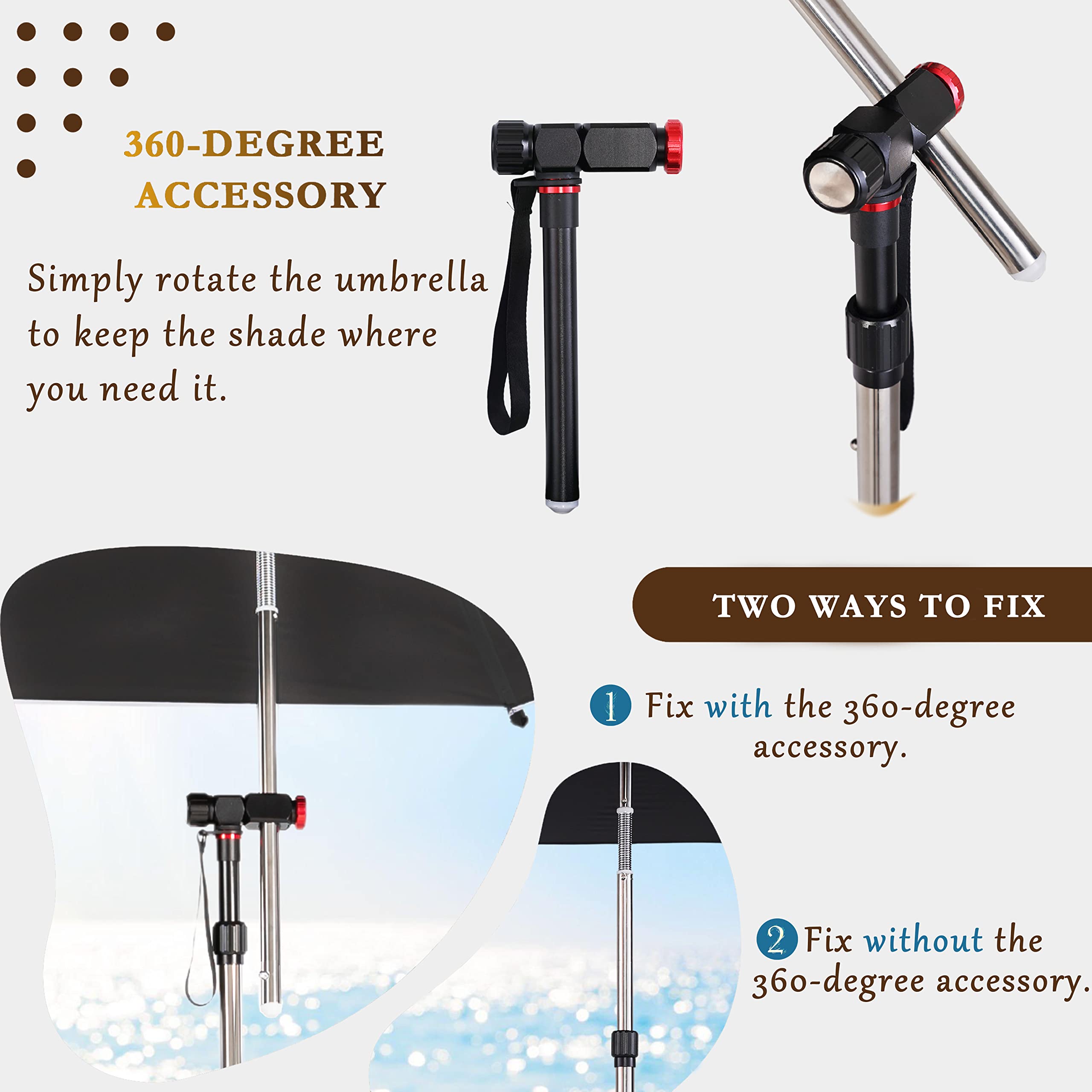 **Heavy Duty Windproof Beach Umbrella with Sand Anchor & UV Protection - Portable Large Sun Shade for Travel, Picnics, and Outdoor Activities**    *(Optimized for SEO, includes use cases: travel, picnics, outdoor activities)*