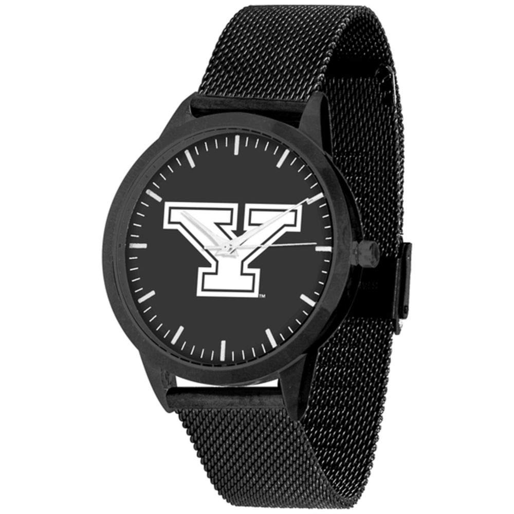 Youngstown State Penguins Mesh Statement Watch - Black Band & Dial - Stylish Sports Watch for Fans & Alumni - Perfect for Game Days, School Events & Everyday Wear