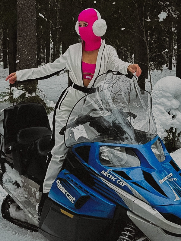 ZASUWA Women's Waterproof Insulated Ski Jumpsuit with Zipper - Winter Snowsuit for Skiing, Snowboarding & Cold Weather Outdoor Activities