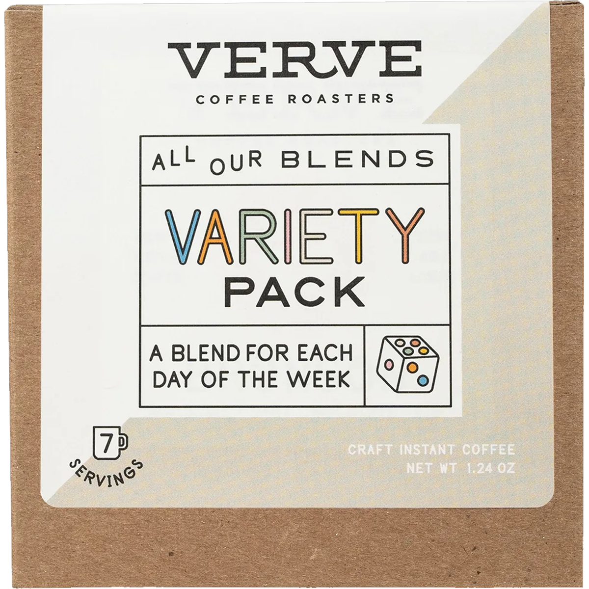 Best Craft Instant Coffee 7 Count Variety Pack - Premium Blend for Home, Office & Travel - Quick & Easy Brewing