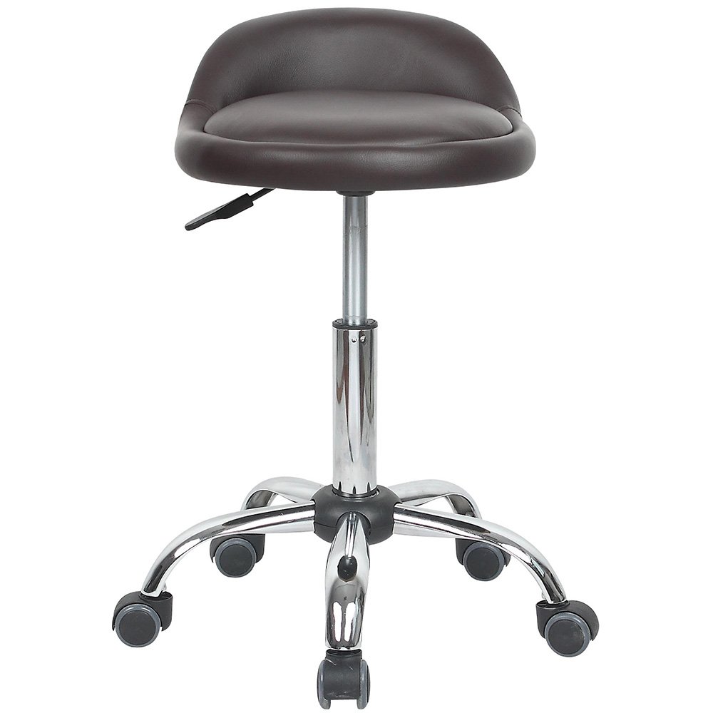 Juno Adjustable Height Massage Stool with Wheels - Portable & Ergonomic Design for Home, Office, and Spa Relaxation