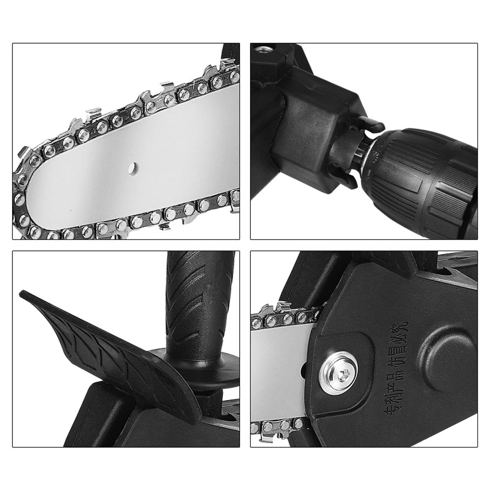 **Cordless Reciprocating Saw & Mini Chainsaw Attachment – Electric Drill Saw for Wood Cutting & Drilling | Portable DIY Tool for Home Renovation & Woodworking Projects**