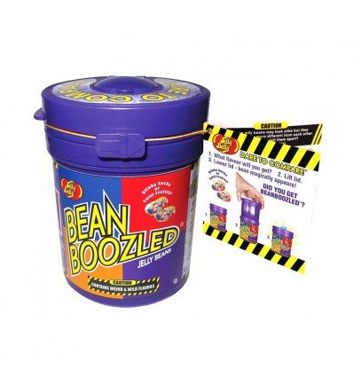 Jelly Belly 63965 3.5 Oz. BeanBoozled Mystery Bean Dispenser - 2/6 Count Caddie - Fun Party Game & Prank Gift for Kids & Adults - Perfect for Halloween, Christmas & Birthday Celebrations
