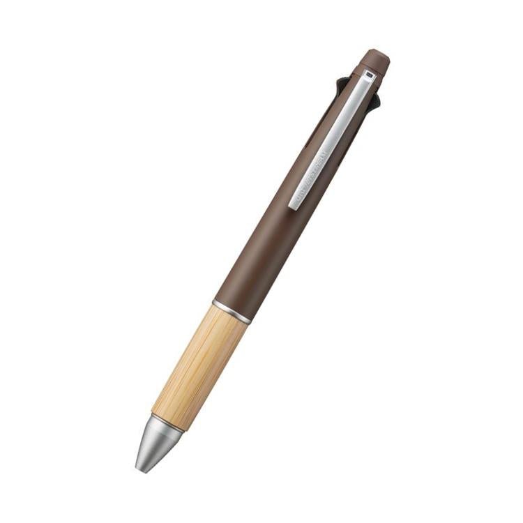 Limited Edition Jetstream 4-in-1 Bamboo Multifunctional Pen by Uni Mitsubishi - Premium Writing Tool for Office, School & Creative Work