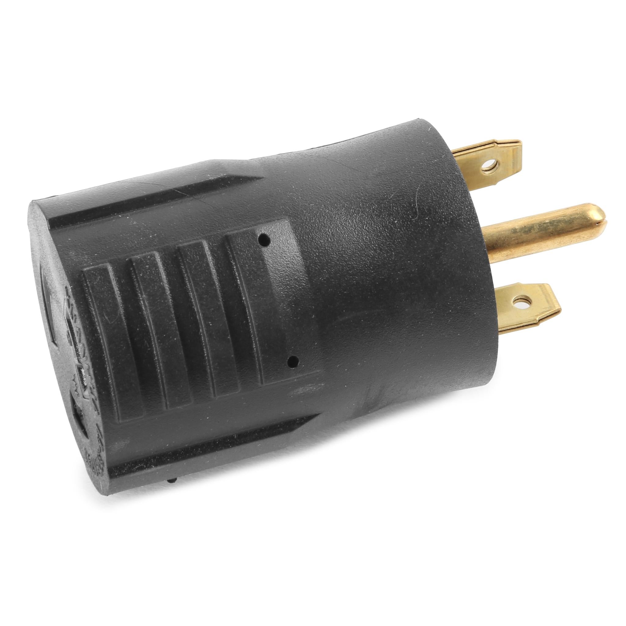 WEN GNA530 TT 30P RV Plug to NEMA L5-30R Twist Lock Outlet Adapter - 120V 30 Amp 3600 Watt Power Converter for Campers, RVs & Outdoor Power Supply