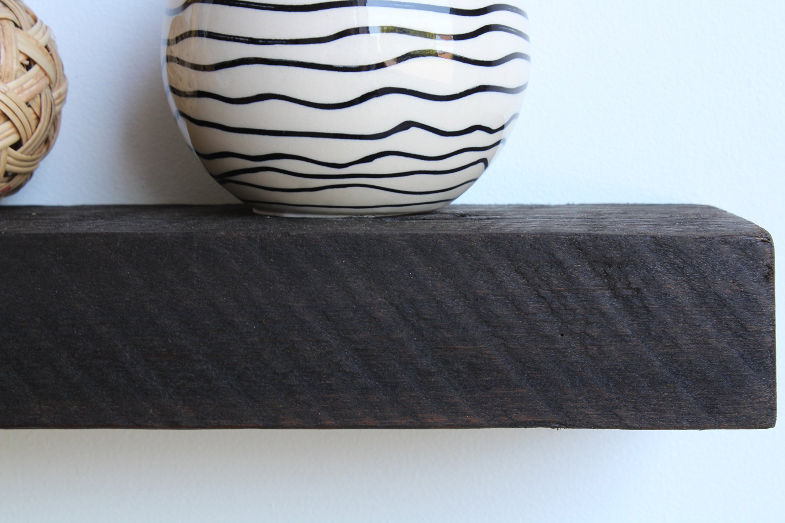 Reclaimed Barnwood Floating Shelves Set of 2 - 48