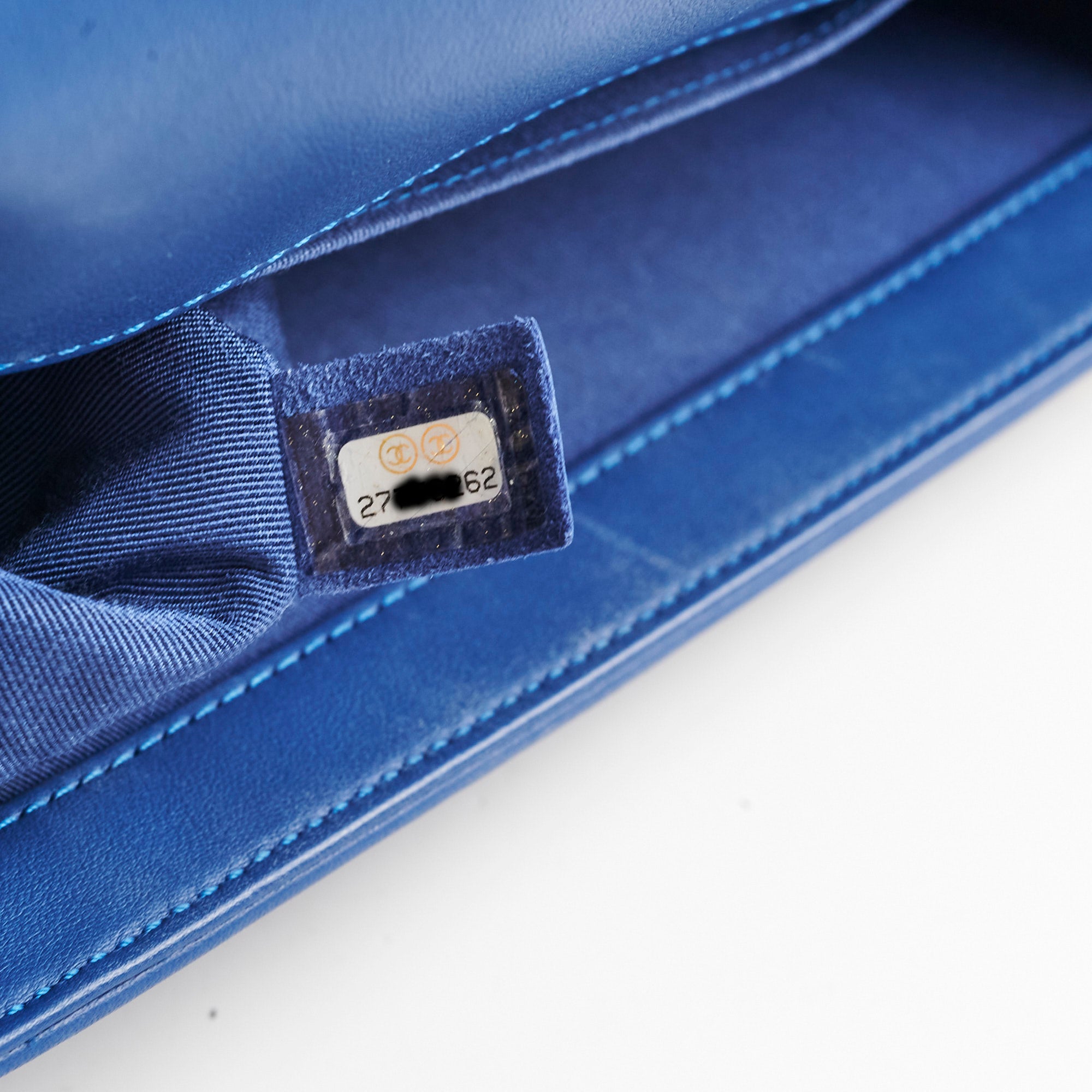 Chanel Old Medium Boy Bag in Blue - 27 Series Luxury Handbag for Women | Perfect for Evening Events, Parties & Special Occasions