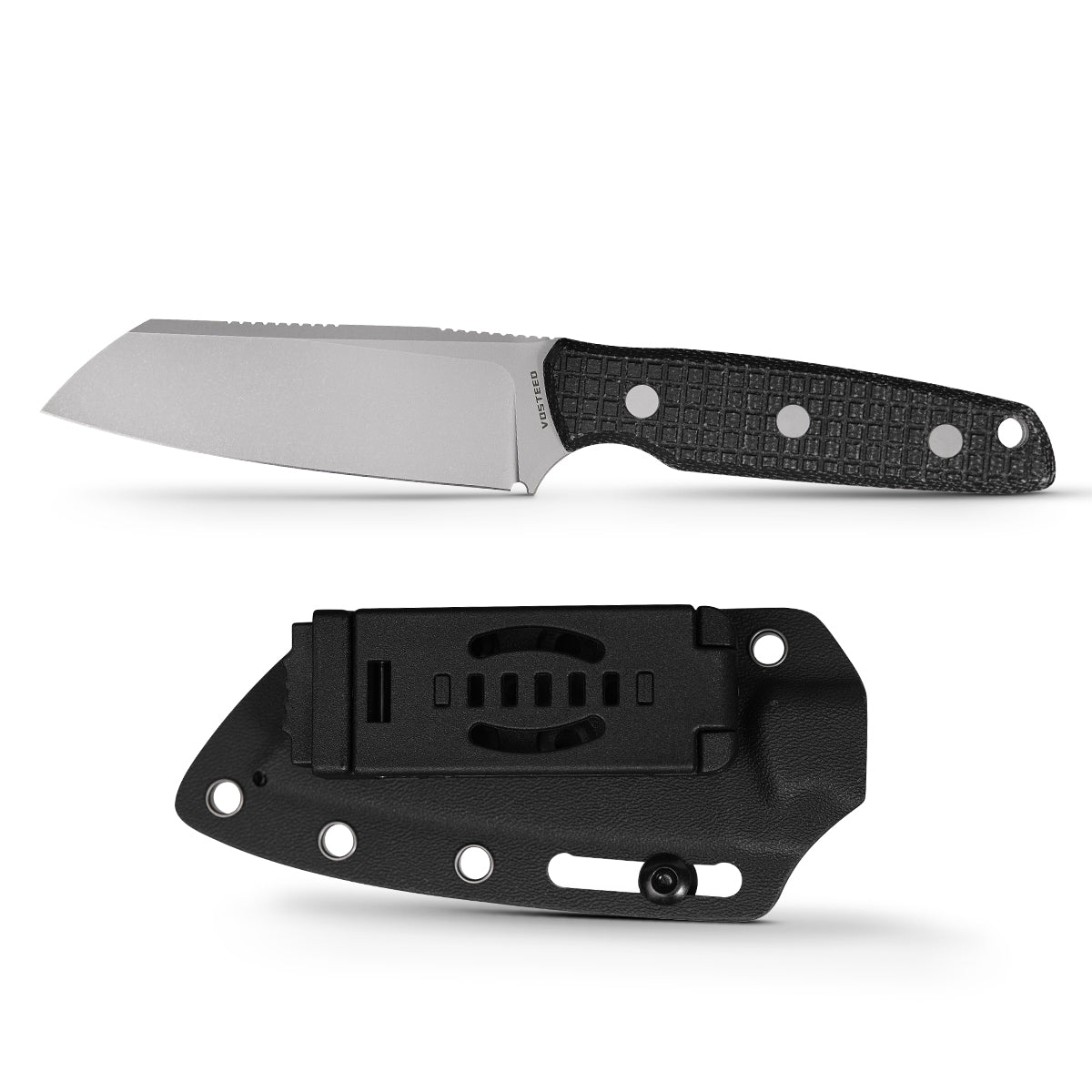 Premium Mink Fixed Blade Knife - 3.99
