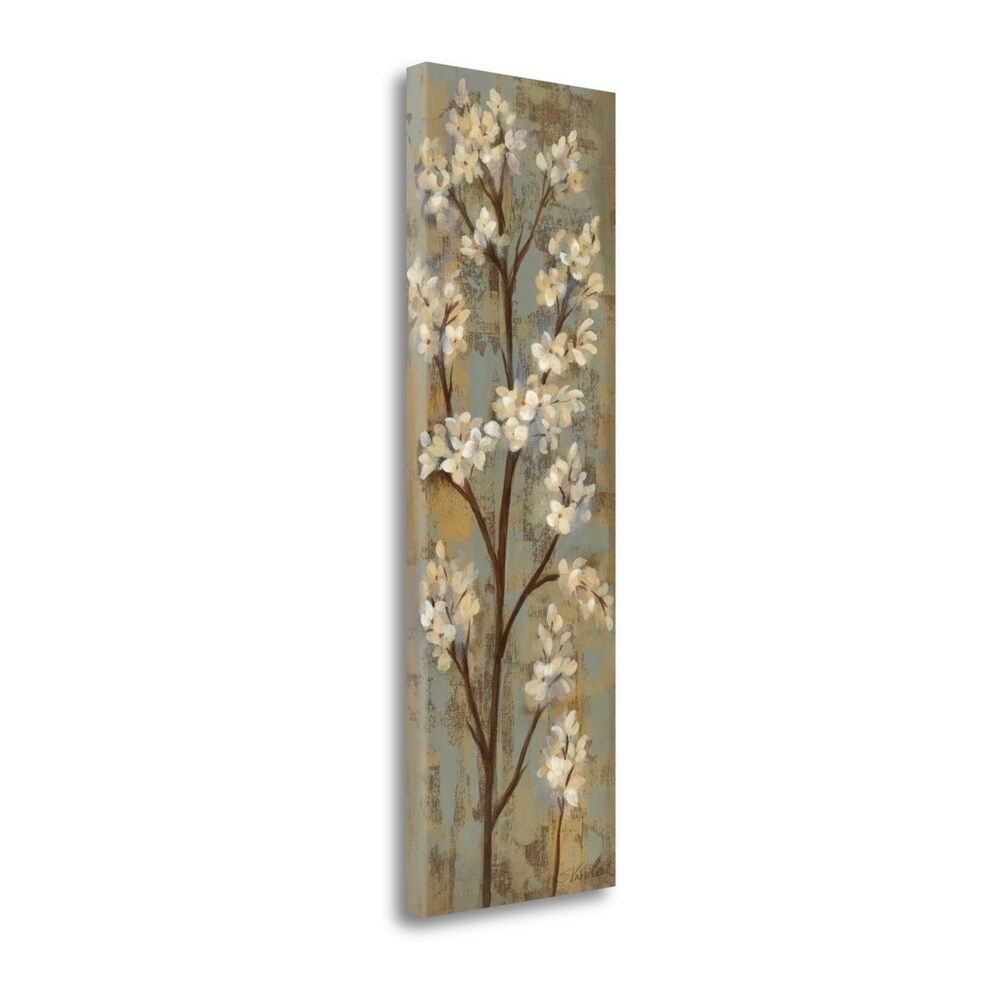 Almond Branch I By Silvia Vassileva - Premium Giclee Art Print on Gallery Wrapped Canvas, Handmade Wall Decor Ready to Hang - Perfect for Living Room, Bedroom & Office Decor