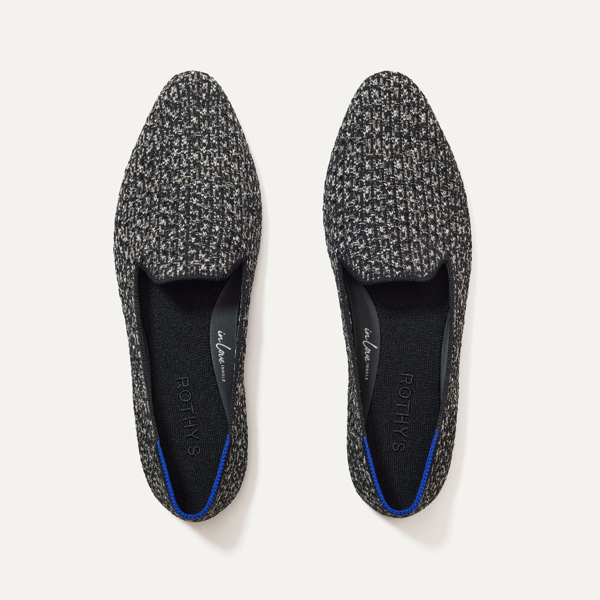 Stylish Almond Loafer in Dusk Tweed - Comfortable & Trendy Women's Slip-On Shoes for Work, Office & Casual Outfits