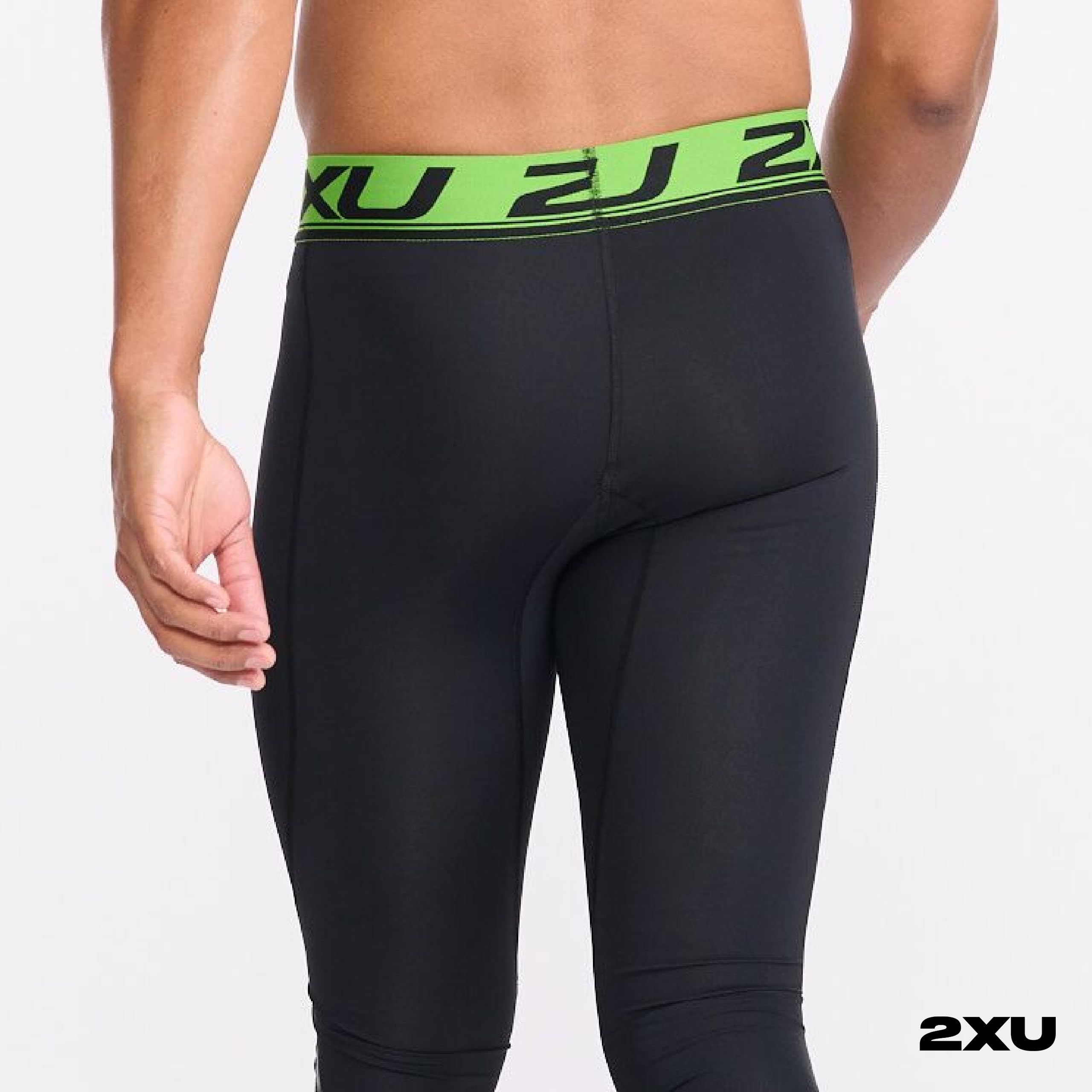 2XU Men's Refresh Recovery Compression Tights - High Performance Workout & Post-Exercise Leggings for Running, Gym, Cycling & Sports Recovery