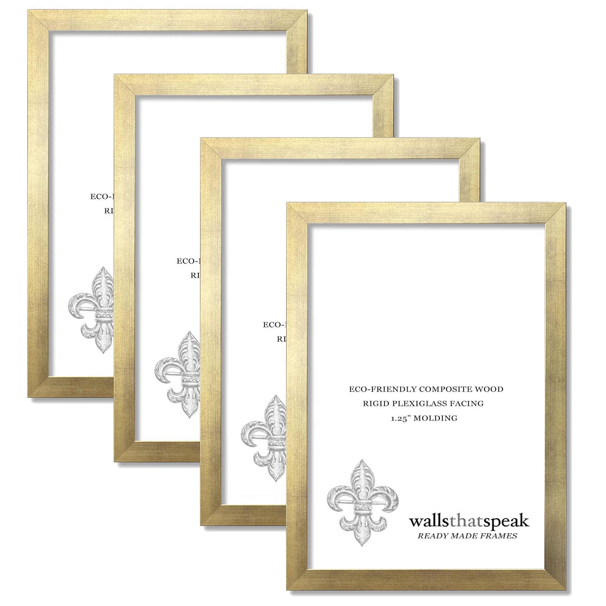 30x31 Gold Picture Frame Set of 4 - Premium Wall Decor for Puzzles, Posters, Photos & Artwork | Perfect for Living Room, Bedroom, Office & Gift Giving